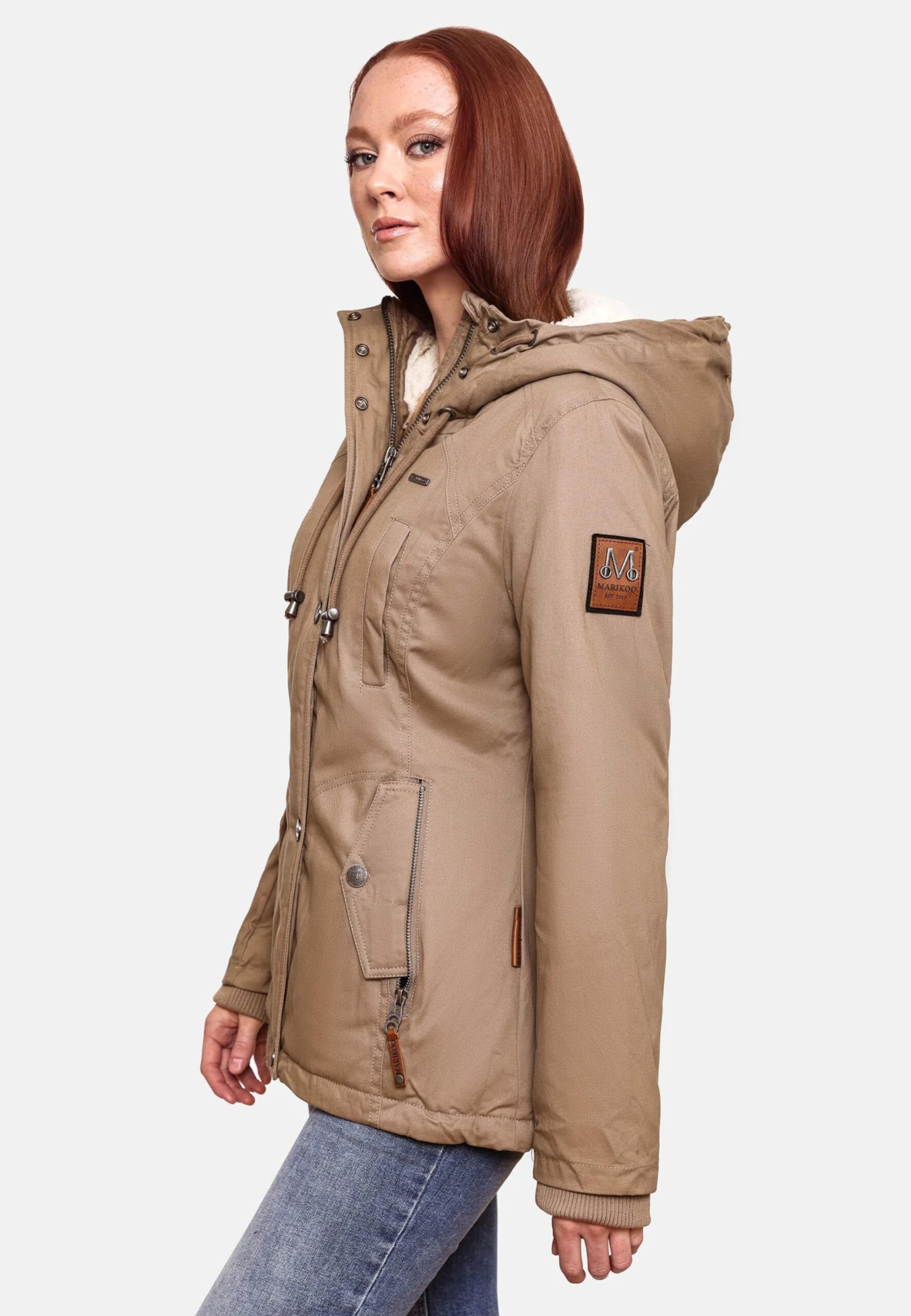 Marikoo Vestes Dhiver Veste D’hiver Bikoo Femme Noisette 6 Marikoo Vestes Dhiver Veste D’hiver Bikoo Femme Noisette – Image 6