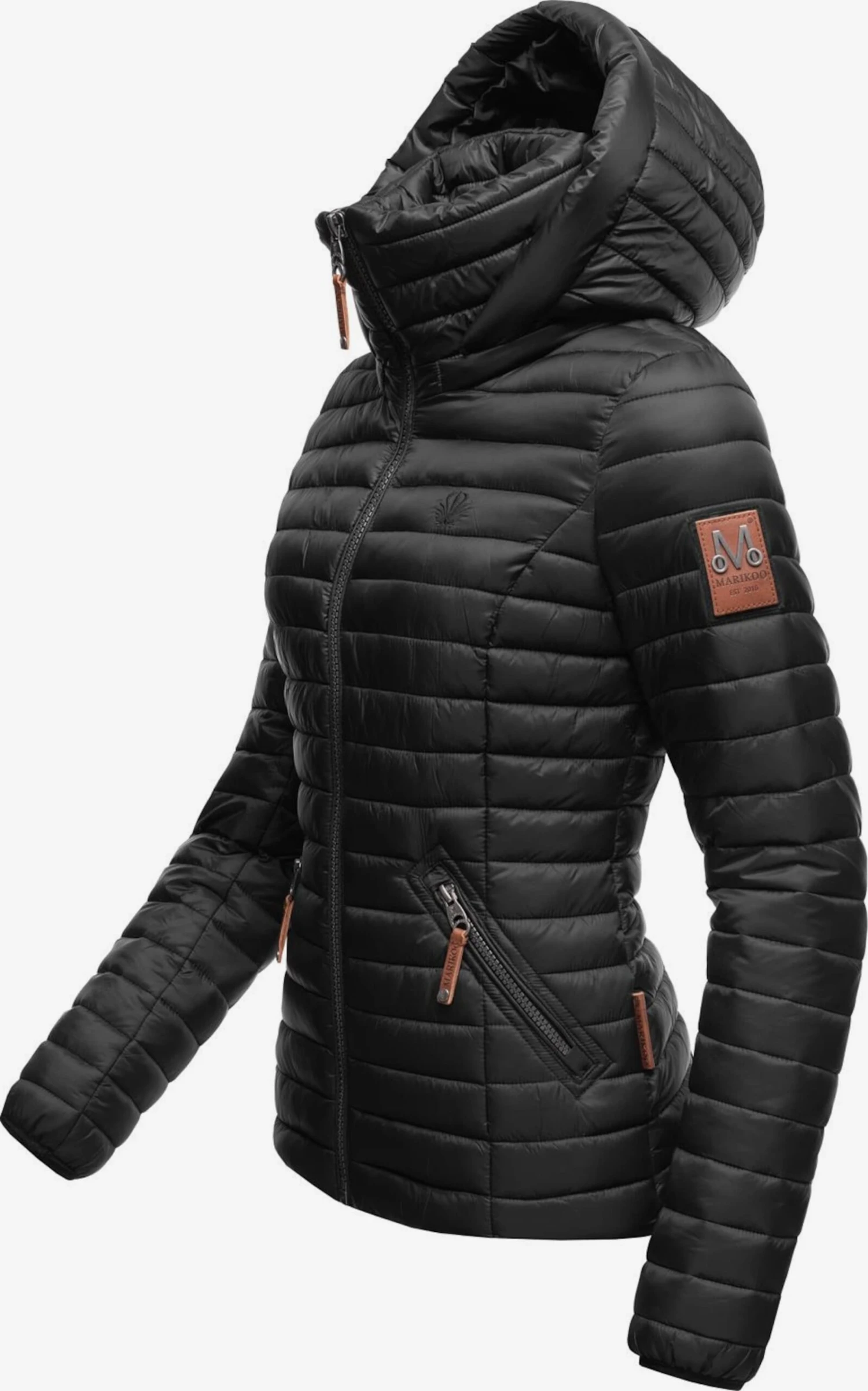 Marikoo Vestes De Mi-saison Veste Mi-saison Löwenbaby Femme Noir 2 Marikoo Vestes De Mi-saison Veste Mi-saison Löwenbaby Femme Noir – Image 2