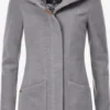 Marikoo Manteaux Dhiver Manteau D’hiver Maikoo Femme Gris Chiné