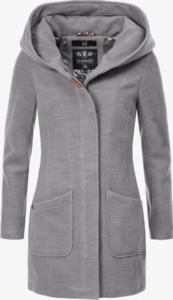 Marikoo Manteaux Dhiver Manteau D’hiver Maikoo Femme Gris Chiné