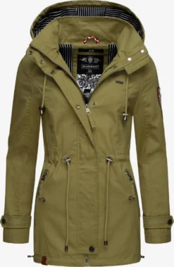 Marikoo Parkas Parka Mi-saison Nyokoo Femme Olive