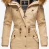 Marikoo Parkas Parka D’hiver La Viva Femme Beige