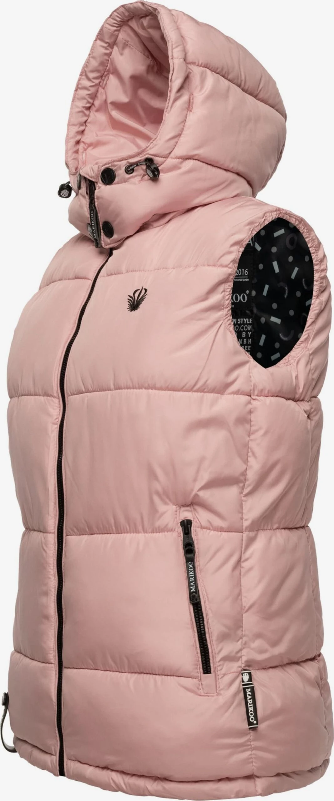 Marikoo Vestes Sans Manches Gilet Eisflöckchen Femme Rose 1 Marikoo Vestes Sans Manches Gilet Eisflöckchen Femme Rose