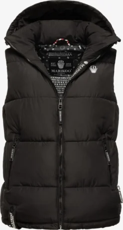 Marikoo Vestes Sans Manches Gilet Eisflöckchen Femme Noir -Marikoo 801eb2384aaab81605c3815180c112c9 scaled