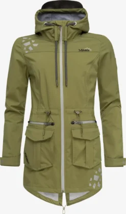 Marikoo Vestes Dextérieur Veste Fonctionnelle Ulissaa Femme Olive