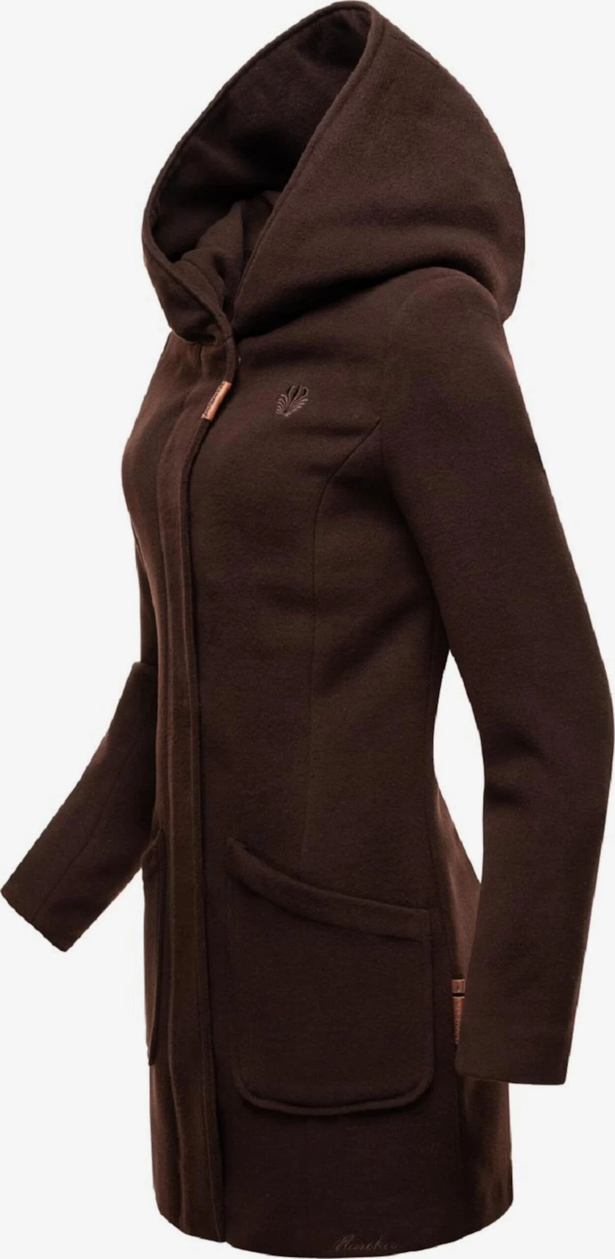 Marikoo Manteaux Dhiver Manteau D’hiver Maikoo Femme Chocolat 2 Marikoo Manteaux Dhiver Manteau D’hiver Maikoo Femme Chocolat – Image 2