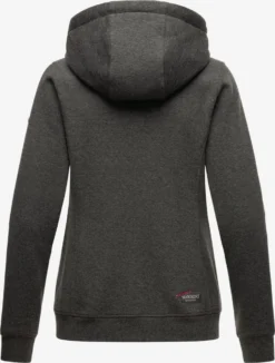 Marikoo Sweats Zippés Veste De Survêtement Setsunaa Femme Gris Foncé -Marikoo 849db4e35a6d44549143df88eb8d55e8 scaled