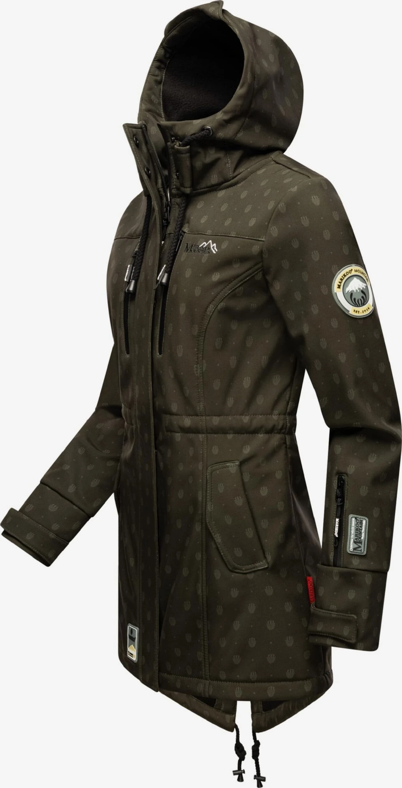 Marikoo Manteaux De Pluie Manteau Fonctionnel Zimtzicke Femme Vert Foncé 2 Marikoo Manteaux De Pluie Manteau Fonctionnel Zimtzicke Femme Vert Foncé – Image 2