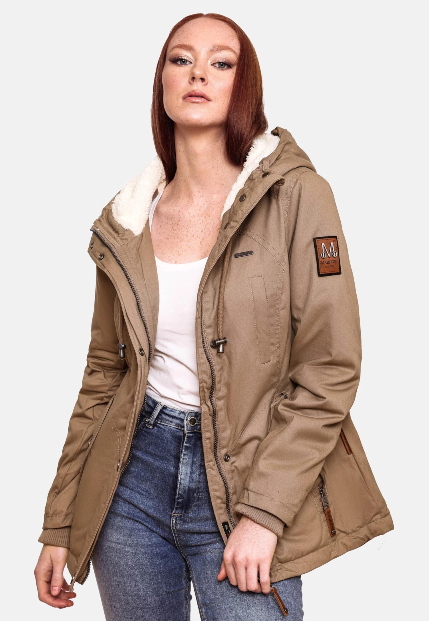 Marikoo Vestes Dhiver Veste D’hiver Bikoo Femme Noisette 8 Marikoo Vestes Dhiver Veste D’hiver Bikoo Femme Noisette – Image 8