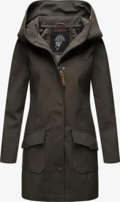 Marikoo Manteaux De Pluie Manteau Fonctionnel Mayleen Femme Marron