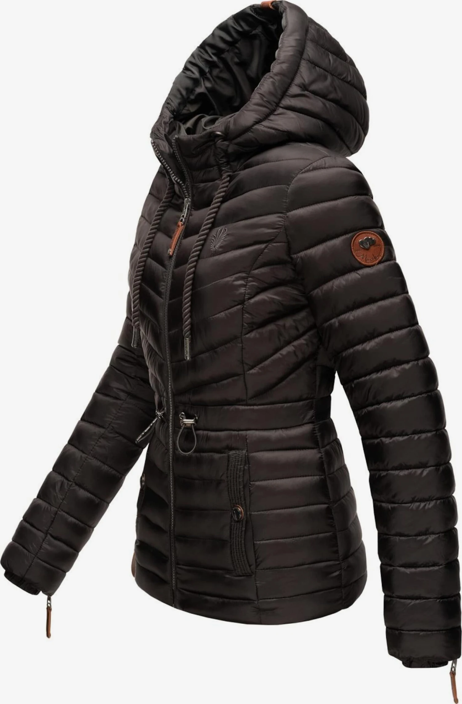 Marikoo Vestes De Mi-saison Veste Mi-saison Aniyaa Femme Marron 2 Marikoo Vestes De Mi-saison Veste Mi-saison Aniyaa Femme Marron – Image 2