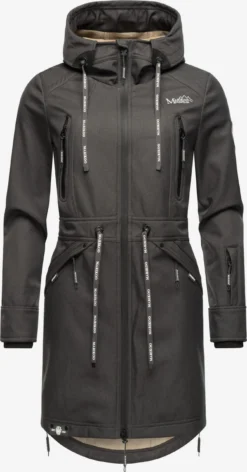 Marikoo Parkas Parka Mi-saison Femme Taupe