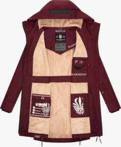 Marikoo Parkas Parka Mi-saison Femme Bordeaux -Marikoo 8f8dc5687dad9b1979af09d09ae3b0fc scaled