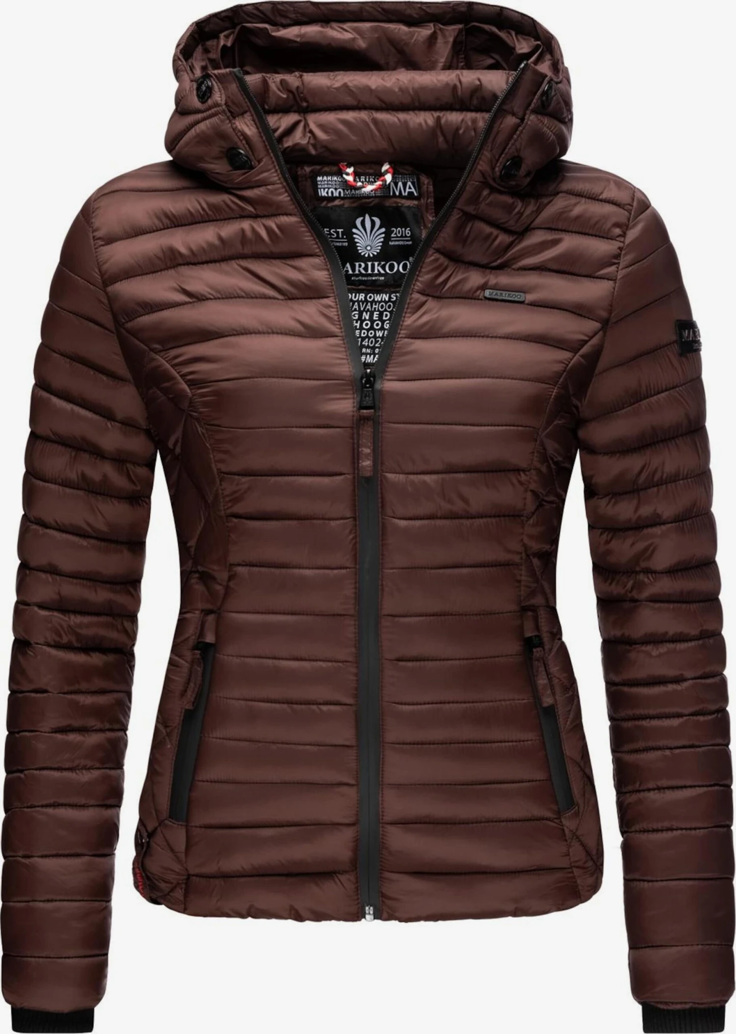 Marikoo Vestes De Mi-saison Veste Mi-saison Samtpfote Femme Chocolat 1 Marikoo Vestes De Mi-saison Veste Mi-saison Samtpfote Femme Chocolat
