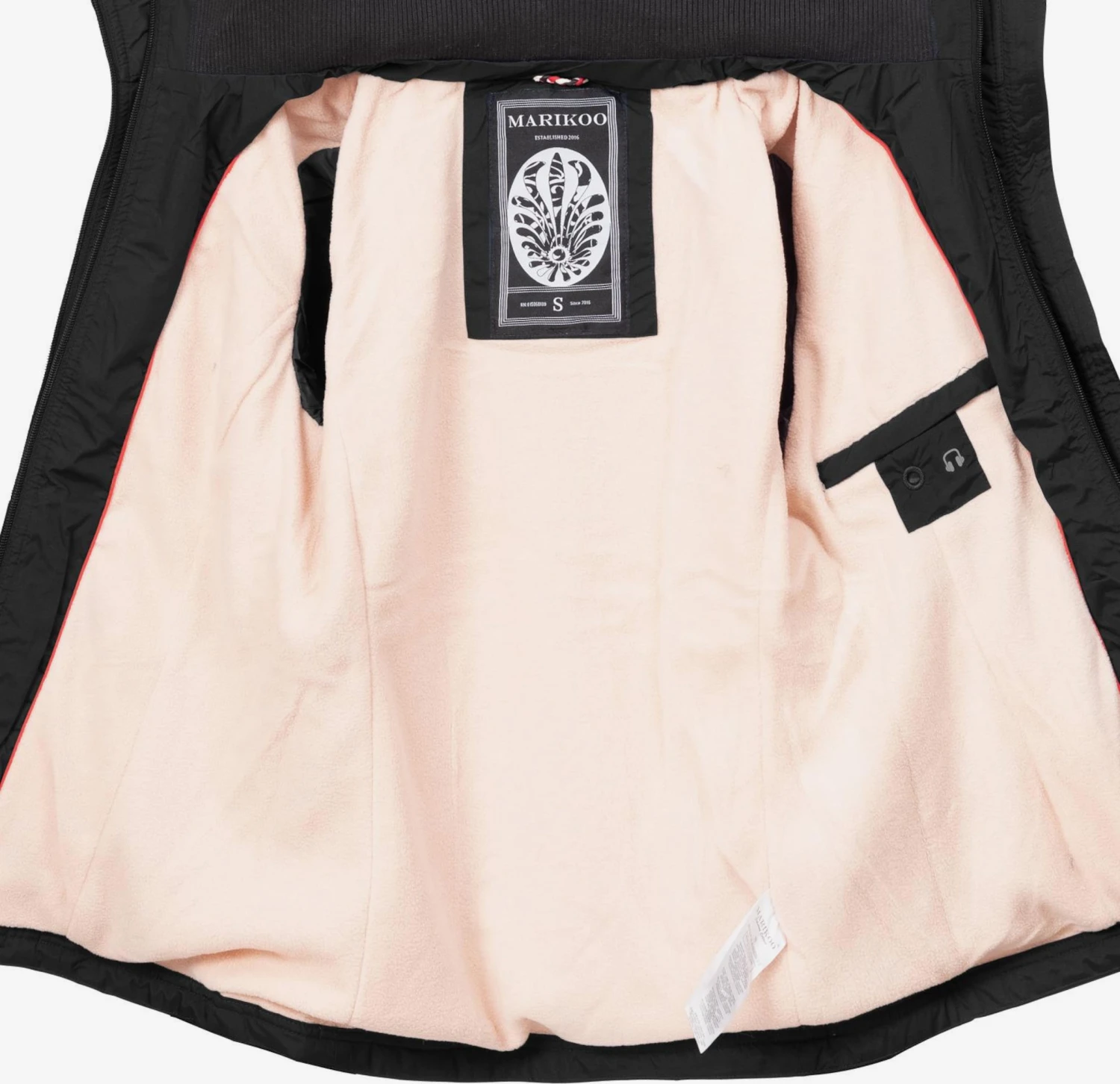 Marikoo Vestes Dextérieur Veste Fonctionnelle Erdbeere Femme Noir 4 Marikoo Vestes Dextérieur Veste Fonctionnelle Erdbeere Femme Noir – Image 4