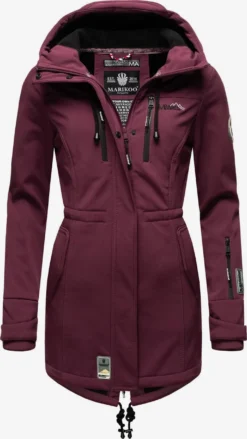 Marikoo Manteaux De Pluie Manteau Fonctionnel Zimtzicke Femme Bordeaux