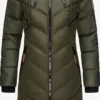 Marikoo Manteaux Dhiver Manteau D’hiver Armasa Femme Kaki