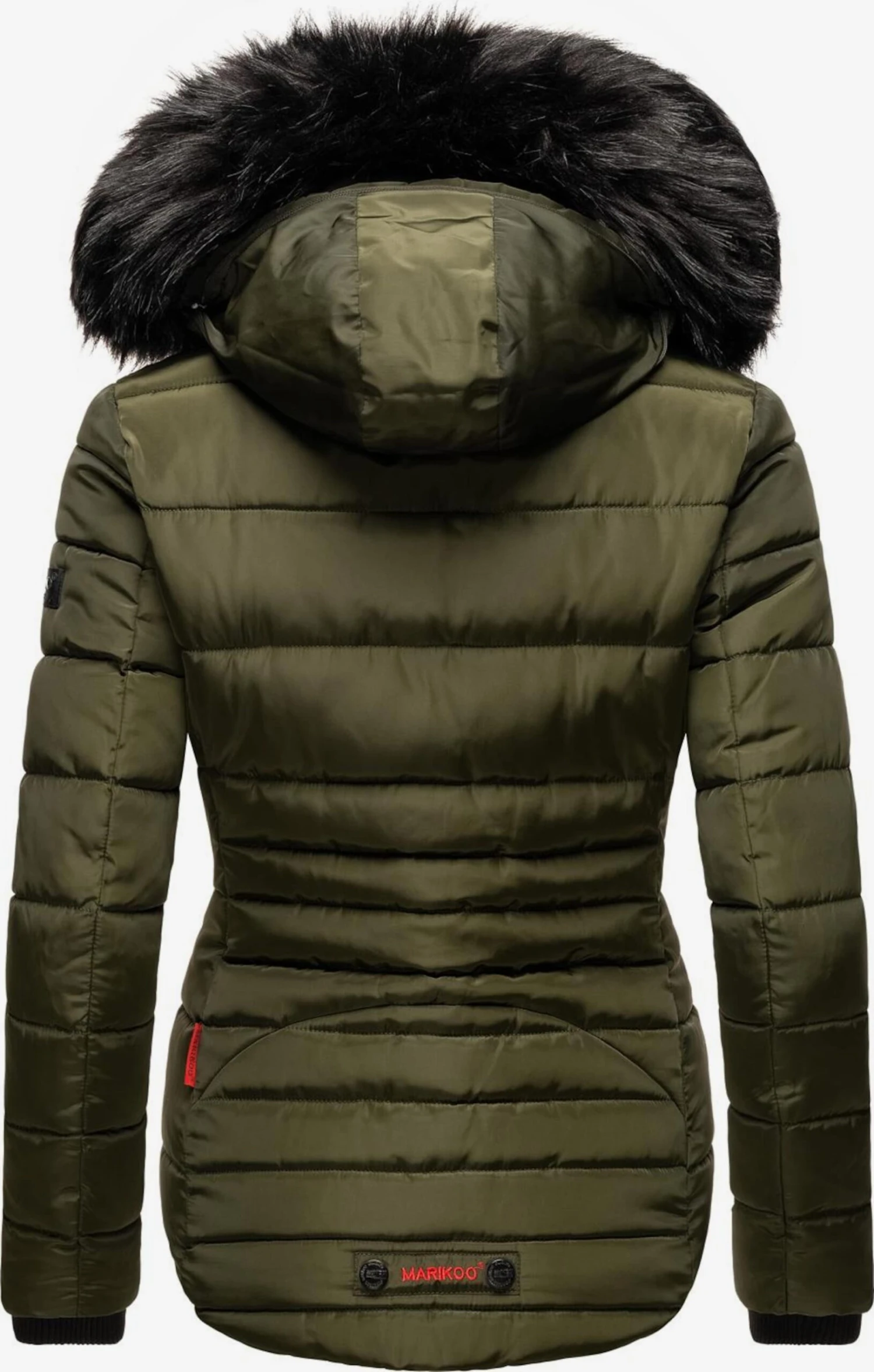 Marikoo Vestes Dhiver Veste D’hiver Lotusblüte Femme Olive 3 Marikoo Vestes Dhiver Veste D’hiver Lotusblüte Femme Olive – Image 3