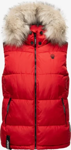 Marikoo Vestes Sans Manches Gilet Eisflöckchen Femme Rouge -Marikoo 927b3b958026f173cc37f7fa0beebe44 scaled