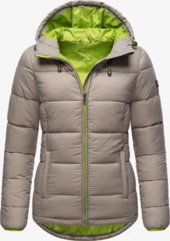 Marikoo Vestes Dhiver Veste D’hiver Leandraa Femme Gris Clair