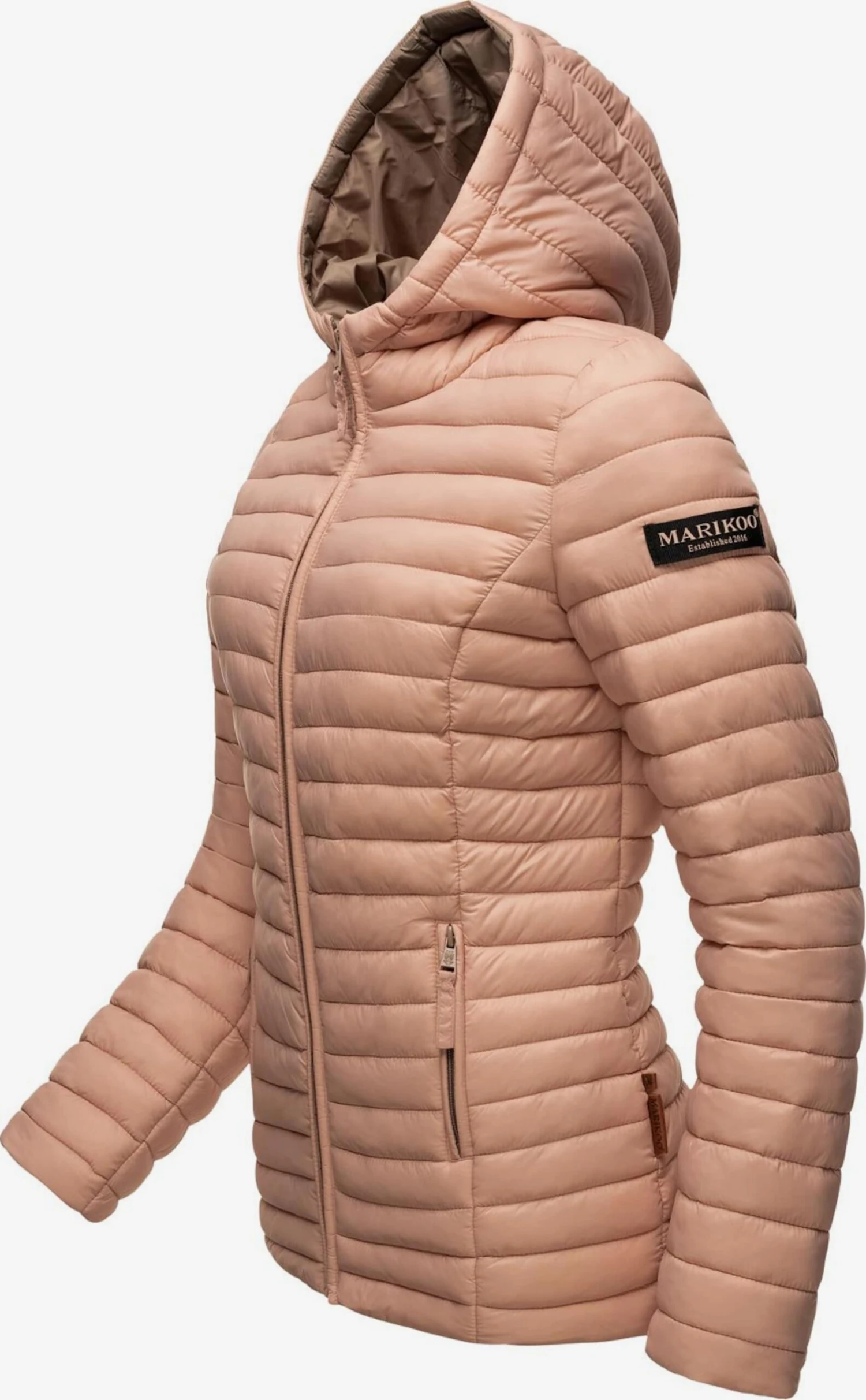 Marikoo Vestes De Mi-saison Veste Mi-saison Asraa Femme Rose 2 Marikoo Vestes De Mi-saison Veste Mi-saison Asraa Femme Rose – Image 2