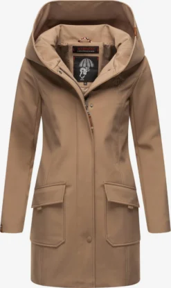 Marikoo Manteaux De Pluie Manteau Fonctionnel Mayleen Femme Noisette
