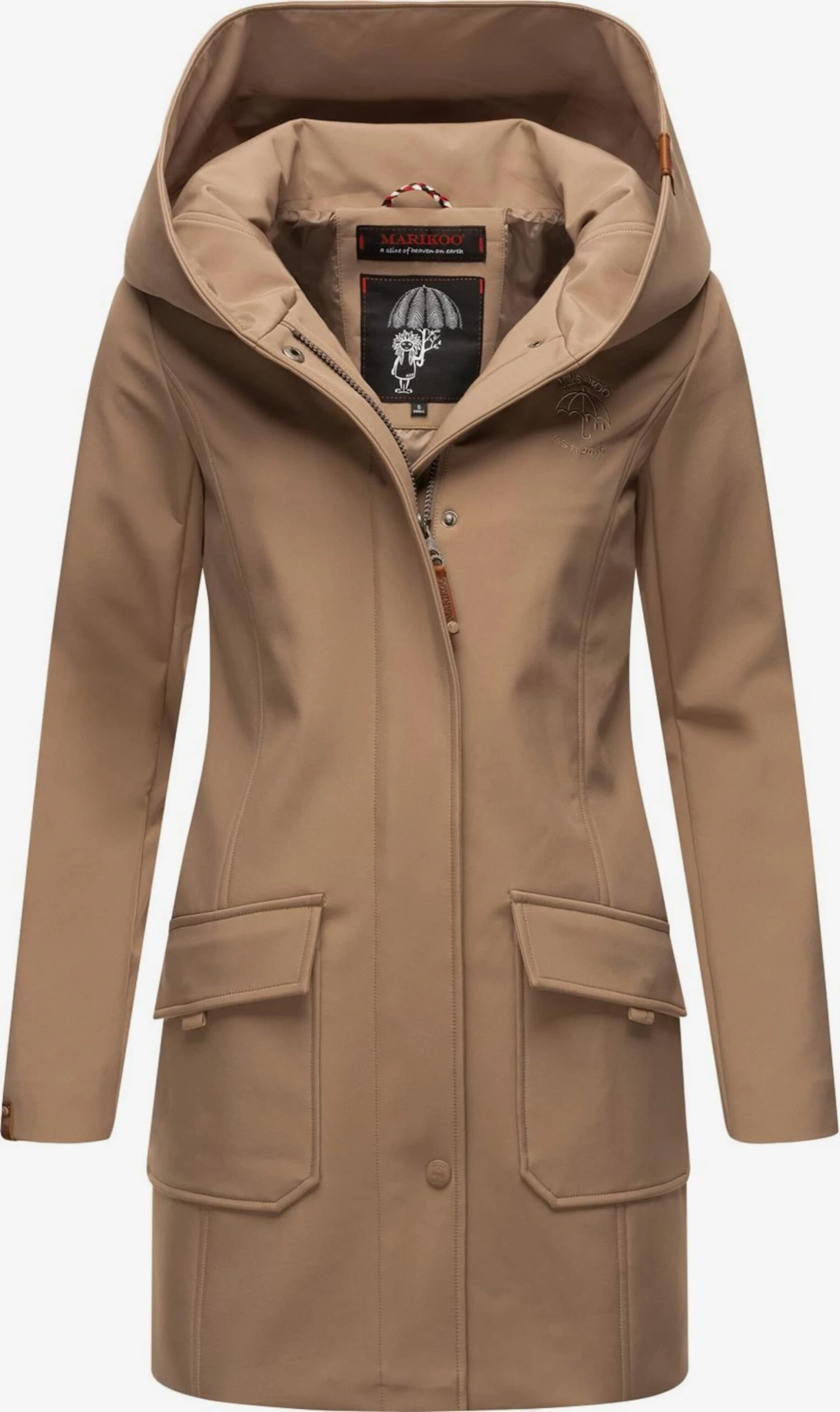 Marikoo Manteaux De Pluie Manteau Fonctionnel Mayleen Femme Noisette 1 Marikoo Manteaux De Pluie Manteau Fonctionnel Mayleen Femme Noisette