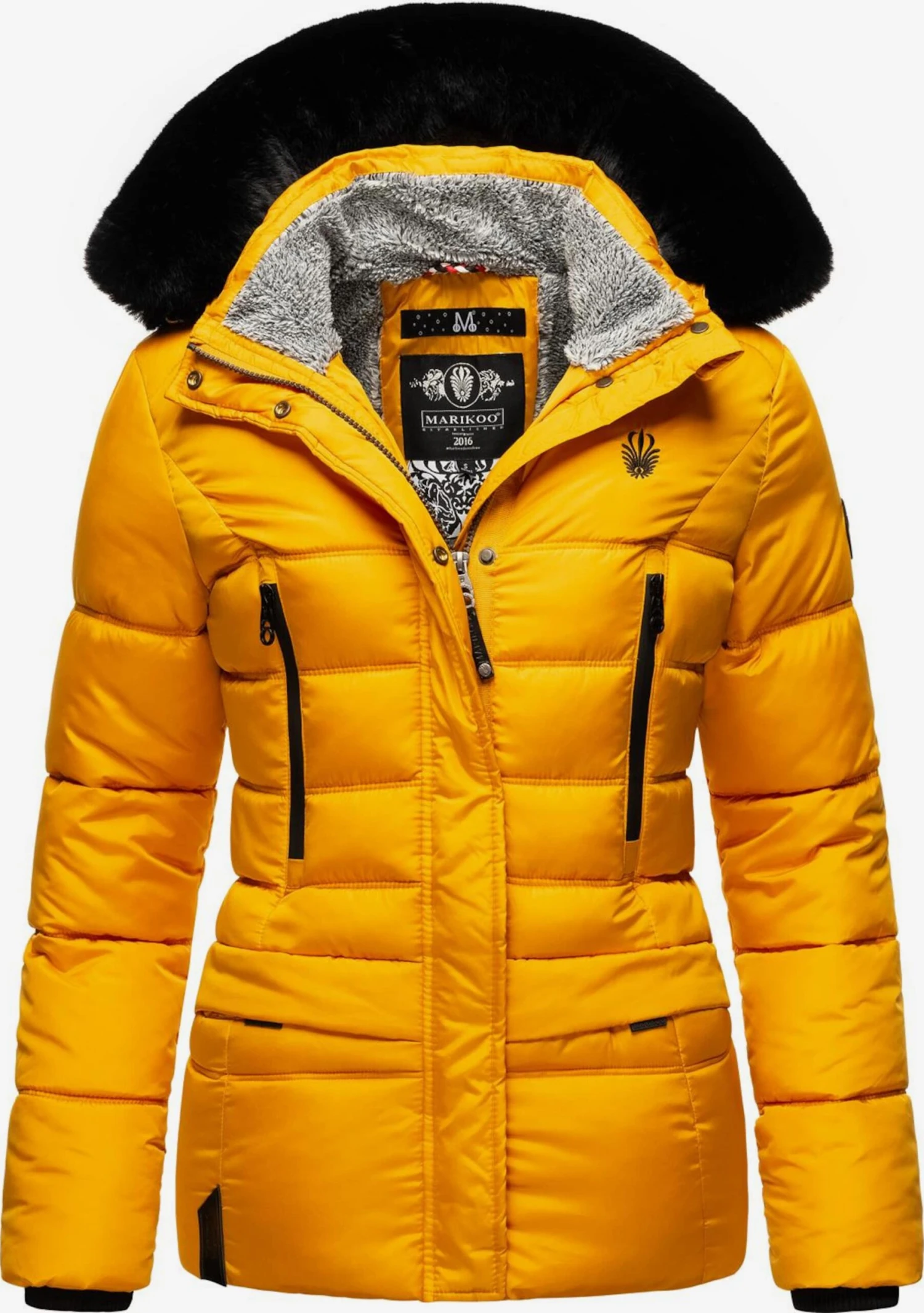 Marikoo Vestes Dhiver Veste D’hiver Loveleen Femme Jaune 1 Marikoo Vestes Dhiver Veste D’hiver Loveleen Femme Jaune