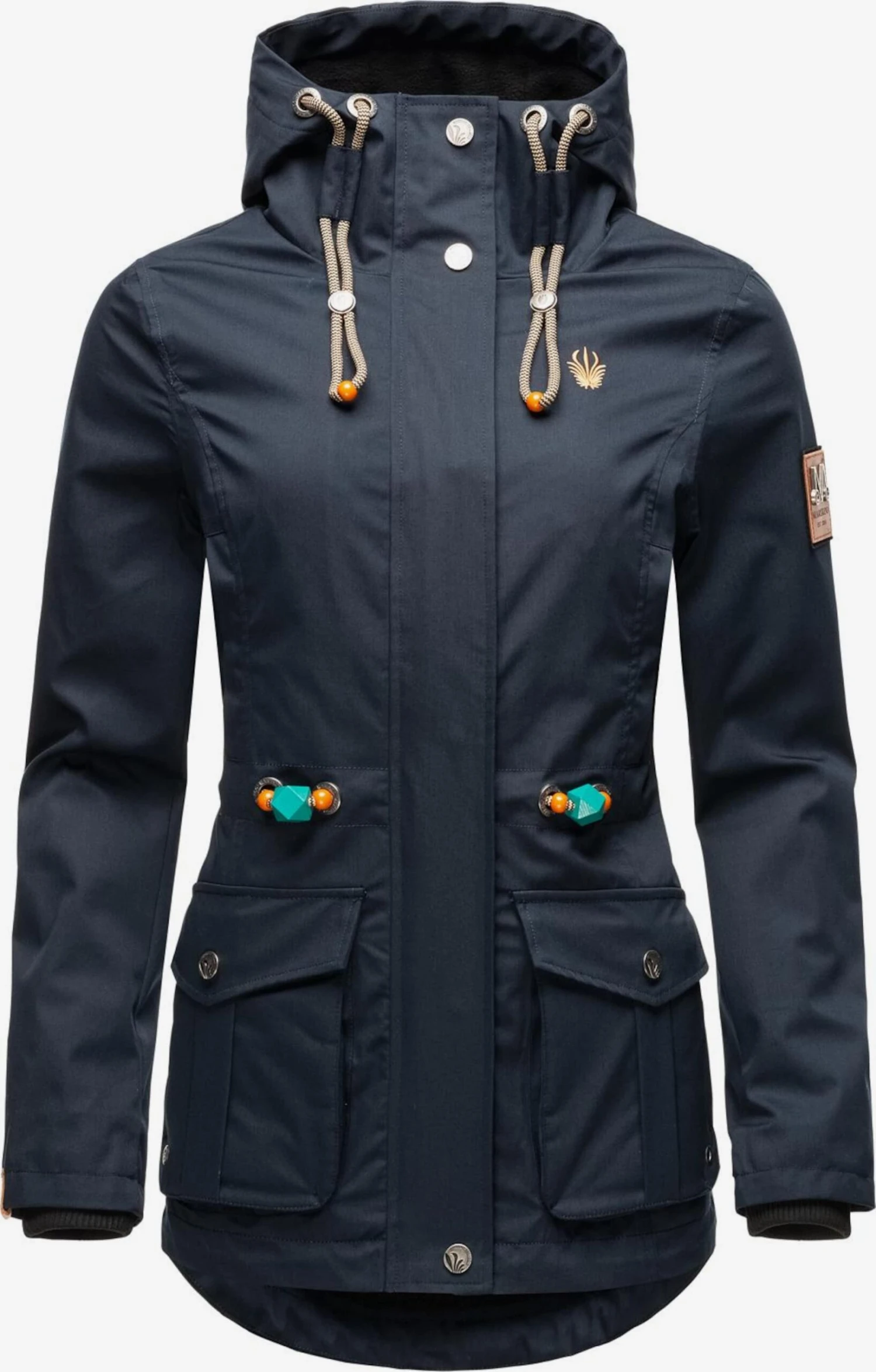 Marikoo Vestes De Mi-saison Veste Mi-saison Babetaa Femme Marine 1 Marikoo Vestes De Mi-saison Veste Mi-saison Babetaa Femme Marine