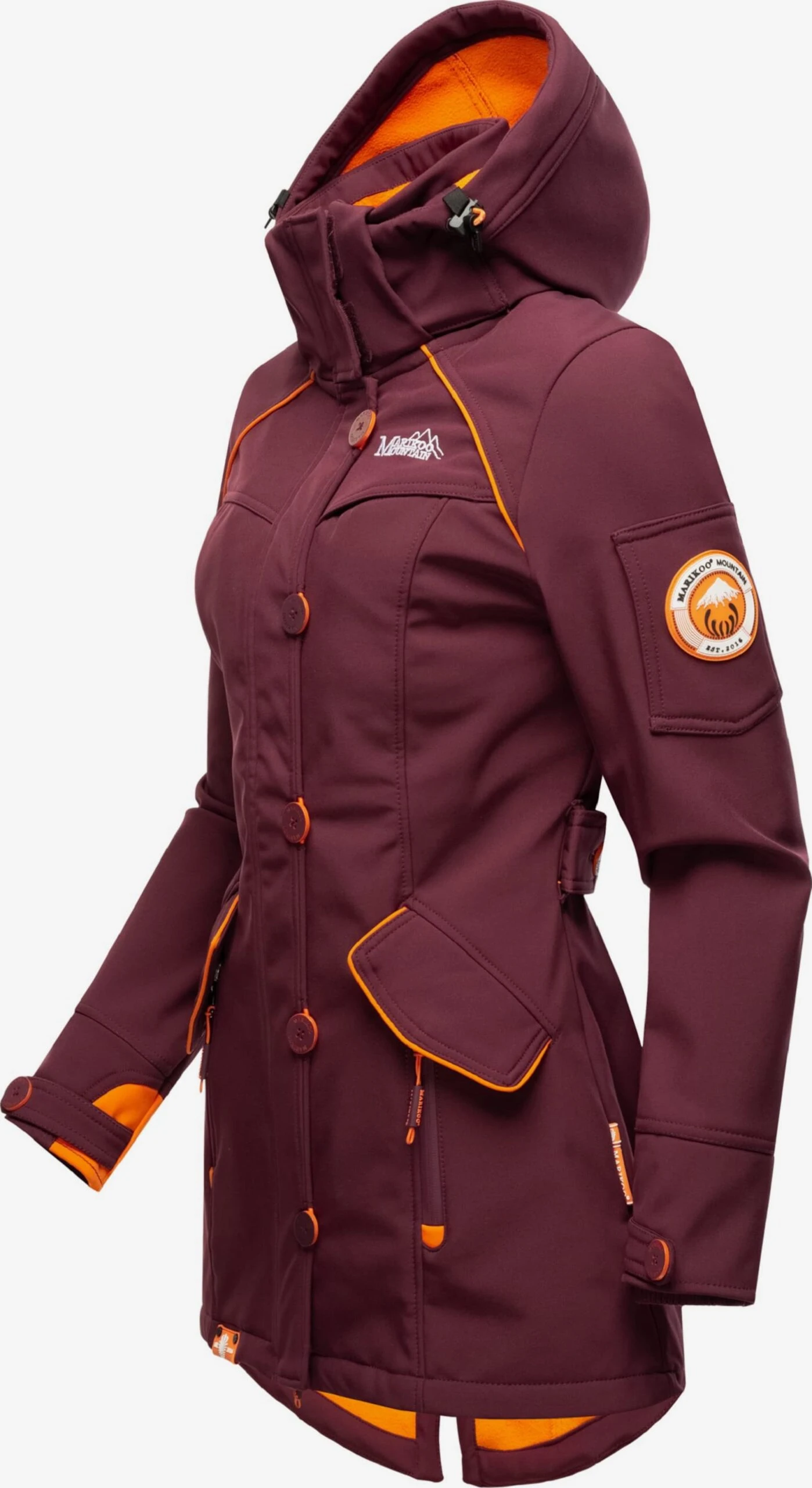 Marikoo Vestes Dextérieur Veste Fonctionnelle Soulinaa Femme Bordeaux 3 Marikoo Vestes Dextérieur Veste Fonctionnelle Soulinaa Femme Bordeaux – Image 3