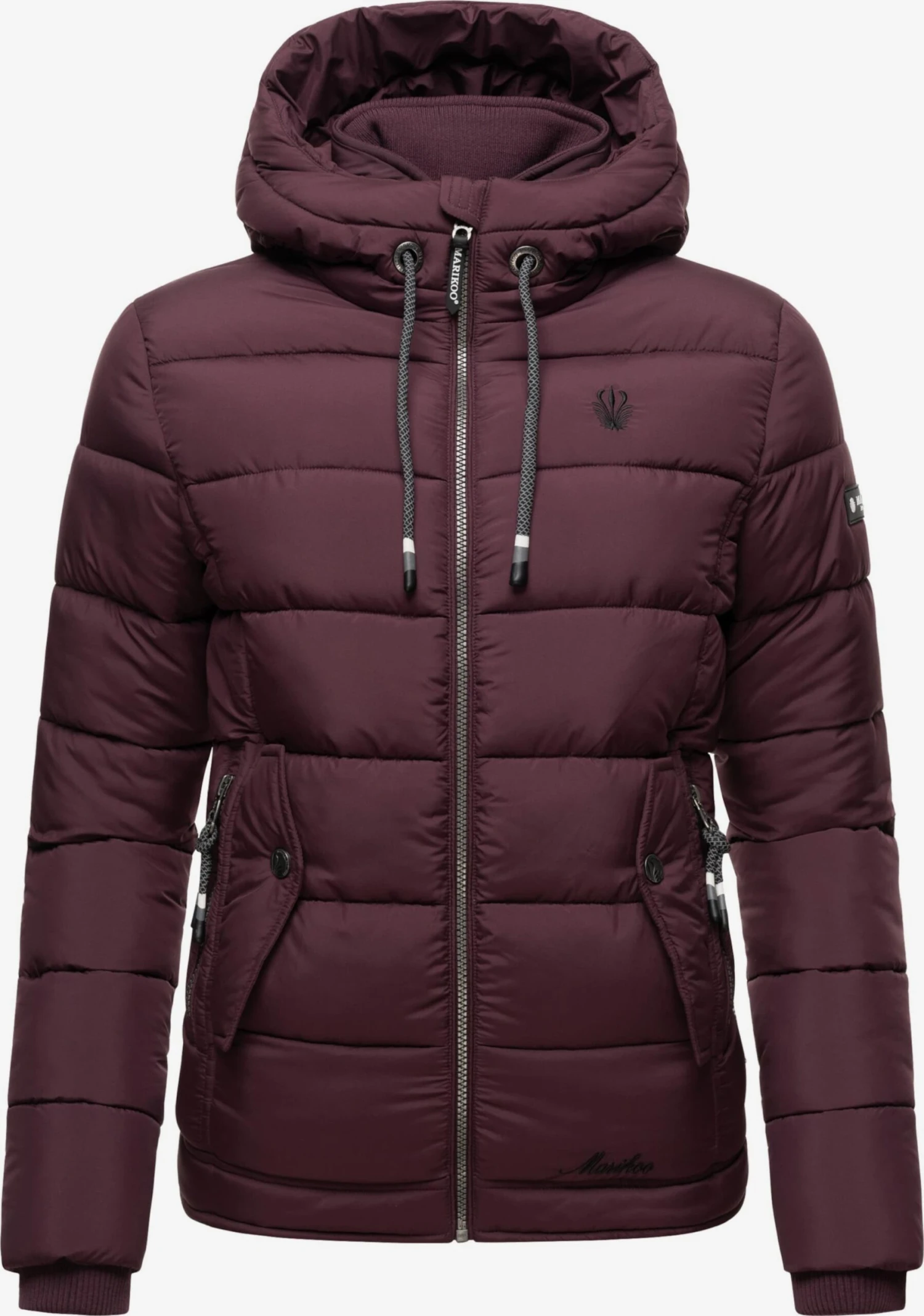 Marikoo Vestes Dhiver Veste D’hiver Taisaa Femme Lie De Vin 4 Marikoo Vestes Dhiver Veste D’hiver Taisaa Femme Lie De Vin – Image 4