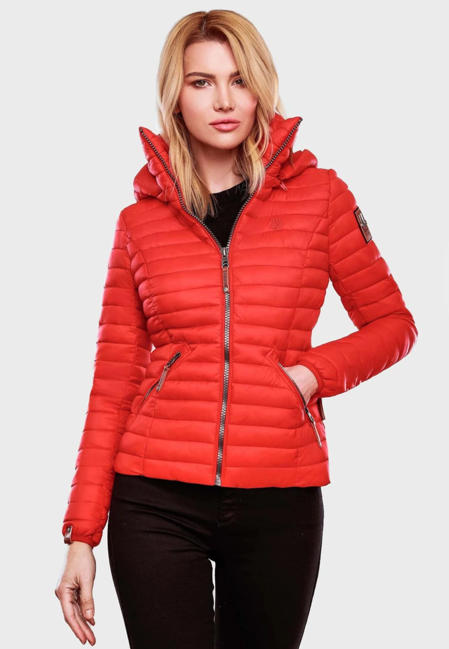 Marikoo Vestes De Mi-saison Veste Mi-saison Löwenbaby Femme Rouge 4 Marikoo Vestes De Mi-saison Veste Mi-saison Löwenbaby Femme Rouge – Image 4