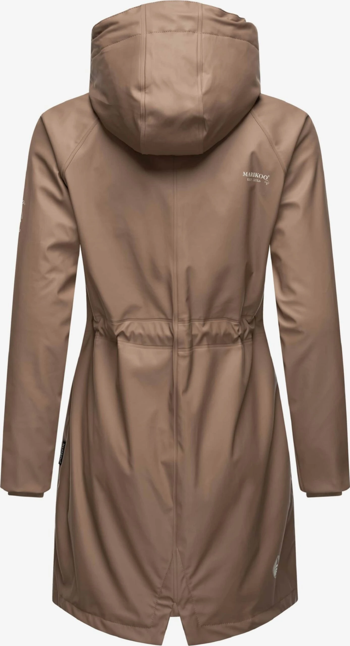 Marikoo Manteaux De Pluie Manteau Fonctionnel Femme Marron 3 Marikoo Manteaux De Pluie Manteau Fonctionnel Femme Marron – Image 3