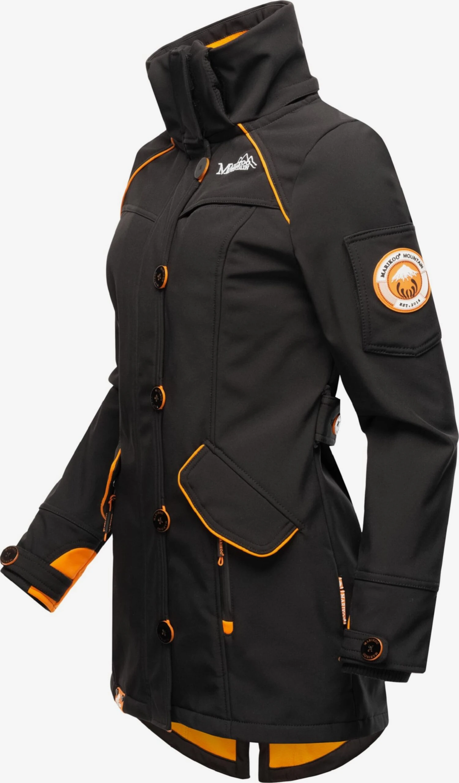 Marikoo Vestes Dextérieur Veste Fonctionnelle Soulinaa Femme Noir 5 Marikoo Vestes Dextérieur Veste Fonctionnelle Soulinaa Femme Noir – Image 5