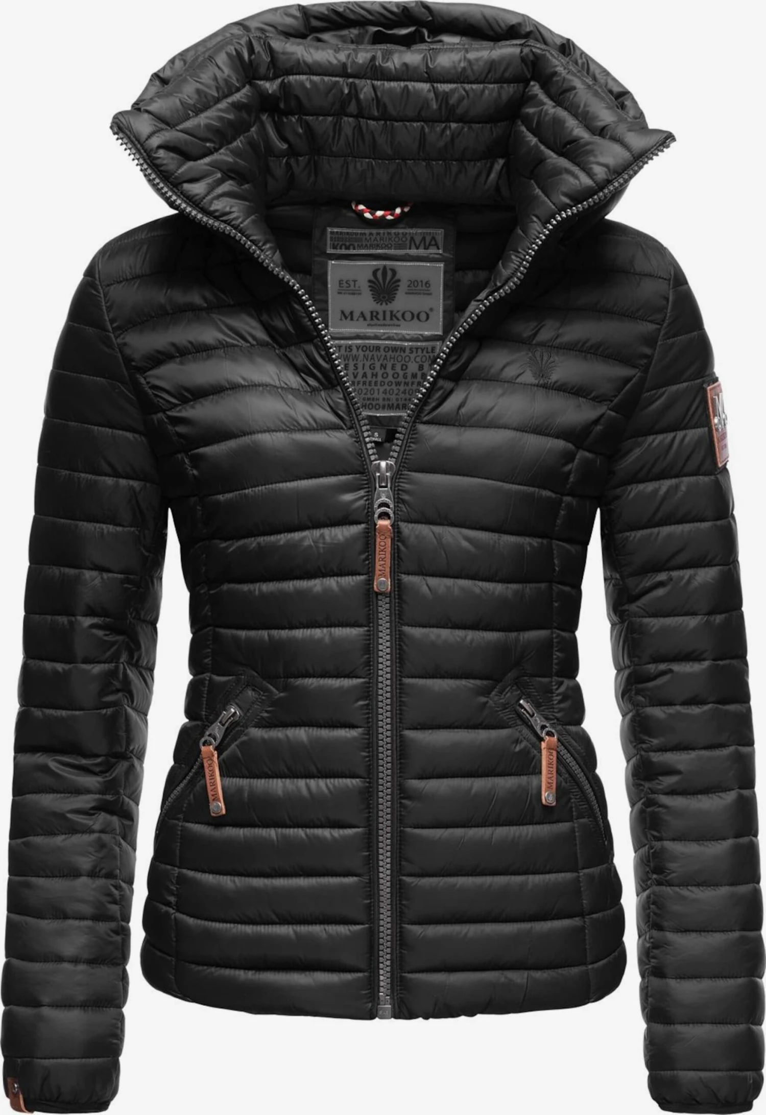 Marikoo Vestes De Mi-saison Veste Mi-saison Löwenbaby Femme Noir 1 Marikoo Vestes De Mi-saison Veste Mi-saison Löwenbaby Femme Noir