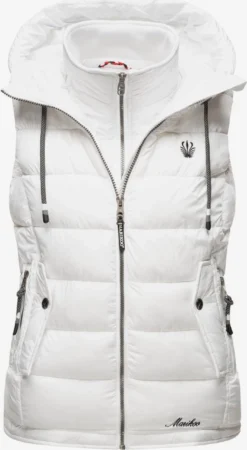 Marikoo Vestes Sans Manches Gilet Taisaa Femme Blanc