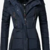 Marikoo Manteaux Dhiver Manteau D’hiver Moonshine Femme Bleu