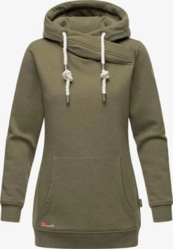 Marikoo Sweats à Capuche Sweat-shirt Izuyaa Femme Olive