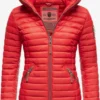 Marikoo Vestes De Mi-saison Veste Mi-saison Löwenbaby Femme Rouge