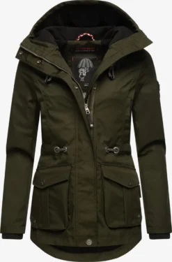 Marikoo Parkas Parka Mi-saison Babetaa Femme Sapin -Marikoo a1bc2030b3fd87153fe3e31b71914c4b scaled