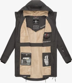 Marikoo Parkas Parka Mi-saison Femme Taupe -Marikoo a37b419e8ed3a08c4126ee7071b19656 scaled