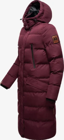 Marikoo Manteaux Dhiver Manteau D’hiver Schneesternchen Femme Bordeaux -Marikoo a67e7afd39f0331b52040a18040b902d scaled
