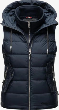 Marikoo Vestes Sans Manches Gilet Taisaa Femme Bleu Marine