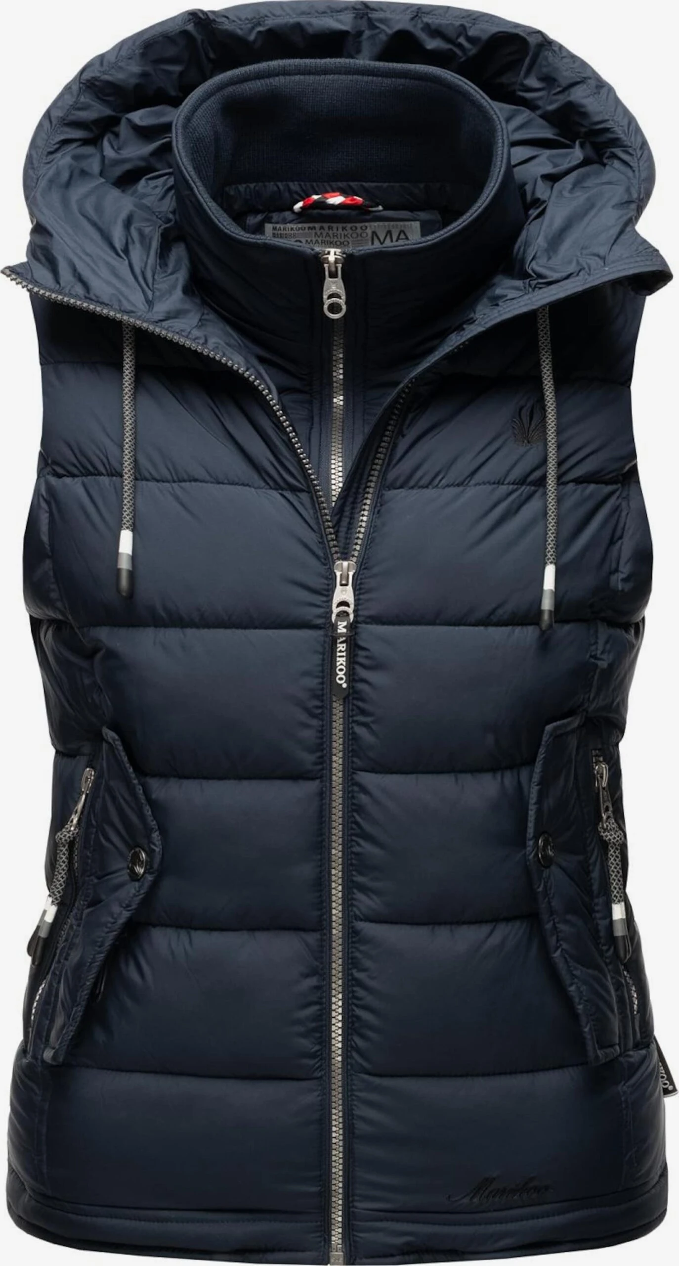 Marikoo Vestes Sans Manches Gilet Taisaa Femme Bleu Marine 1 Marikoo Vestes Sans Manches Gilet Taisaa Femme Bleu Marine