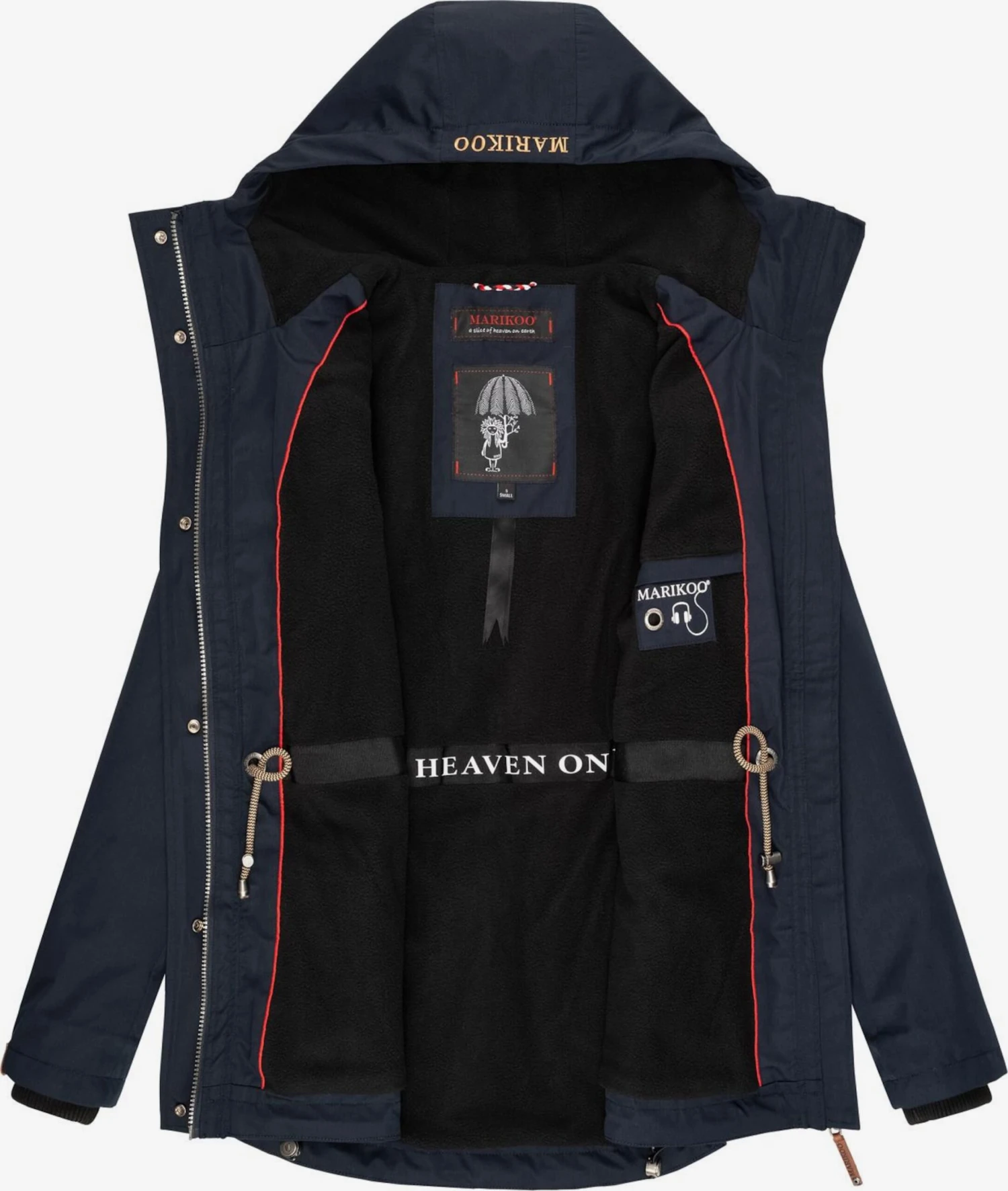 Marikoo Vestes De Mi-saison Veste Mi-saison Babetaa Femme Marine 5 Marikoo Vestes De Mi-saison Veste Mi-saison Babetaa Femme Marine – Image 5