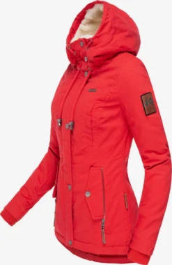 Marikoo Vestes Dhiver Veste D’hiver Bikoo Femme Rouge -Marikoo ae48cadee95ed1b19757b0abe0b03c0f scaled