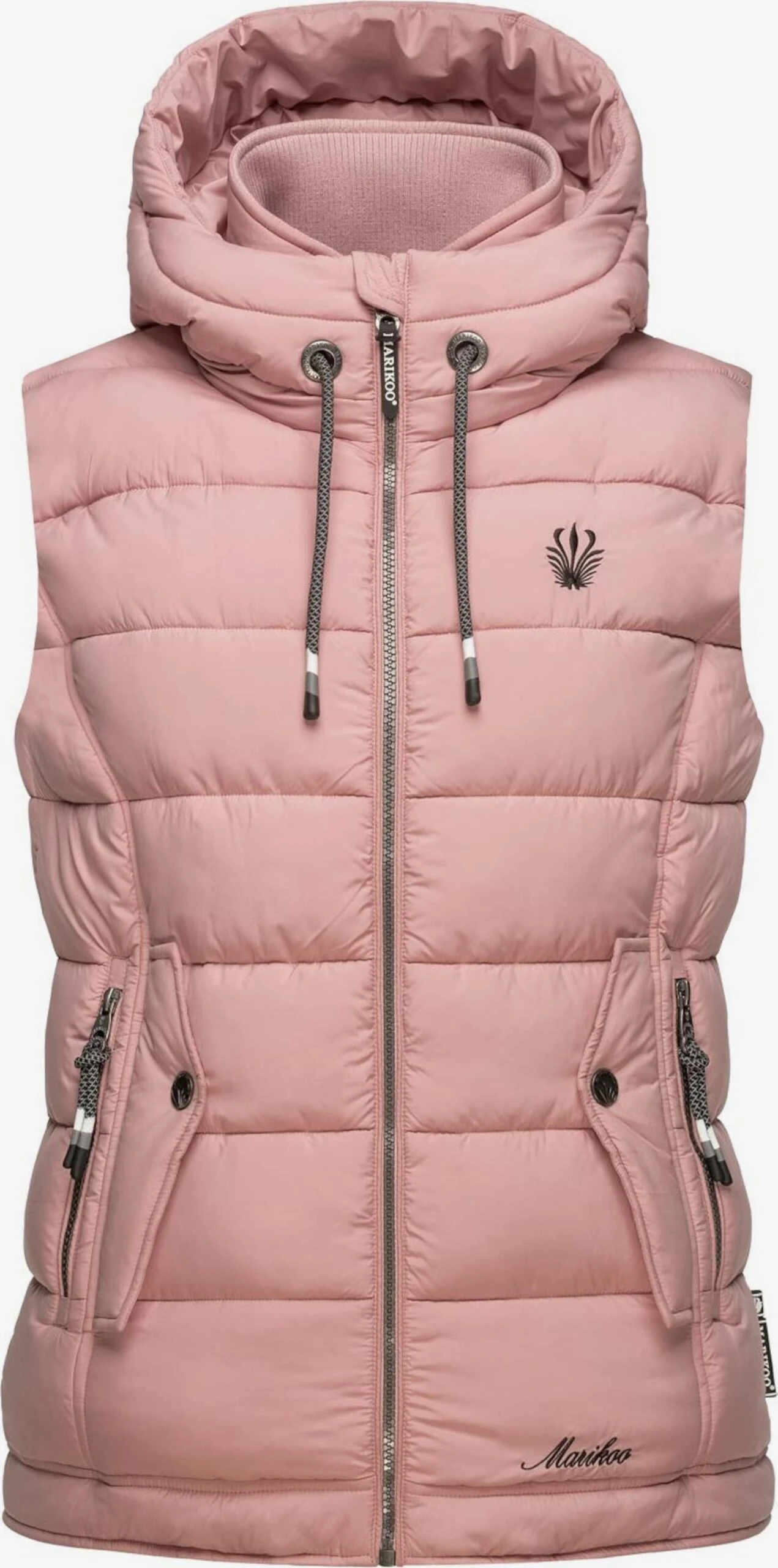 Marikoo Vestes Sans Manches Gilet Taisaa Femme Rose 2 Marikoo Vestes Sans Manches Gilet Taisaa Femme Rose – Image 2