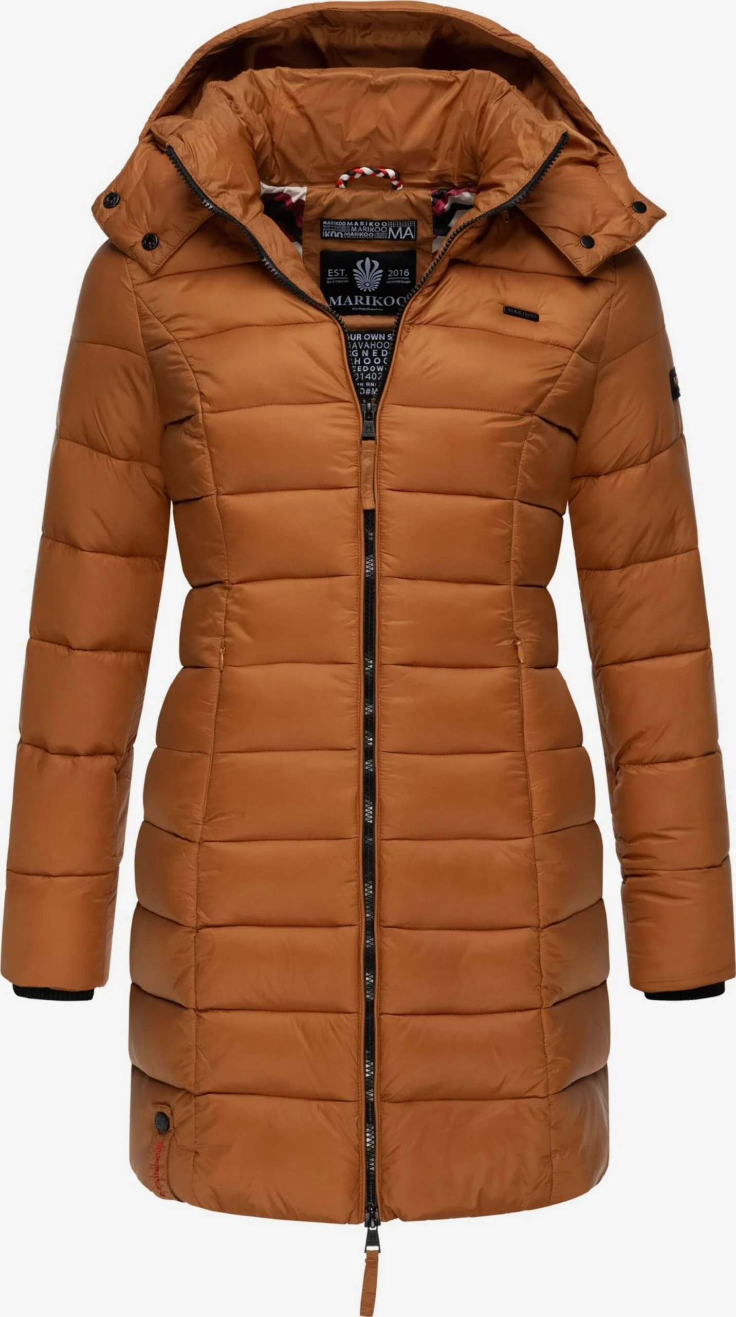 Marikoo Manteaux Courts Manteau D’hiver Abendsternchen Femme Noisette 1 Marikoo Manteaux Courts Manteau D’hiver Abendsternchen Femme Noisette