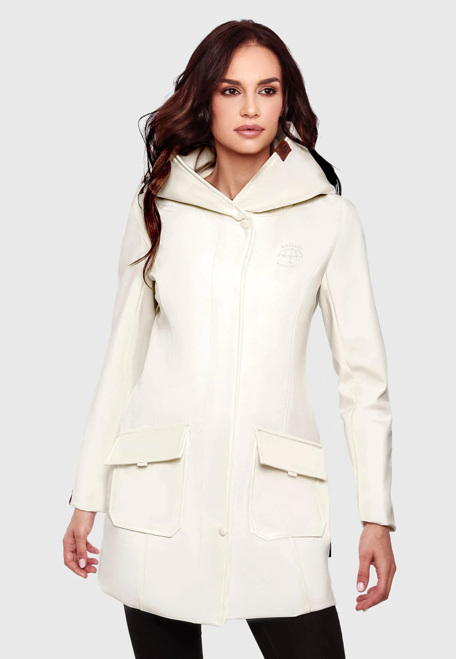 Marikoo Manteaux De Pluie Manteau Fonctionnel Mayleen Femme Blanc Cassé 4 Marikoo Manteaux De Pluie Manteau Fonctionnel Mayleen Femme Blanc Cassé – Image 4