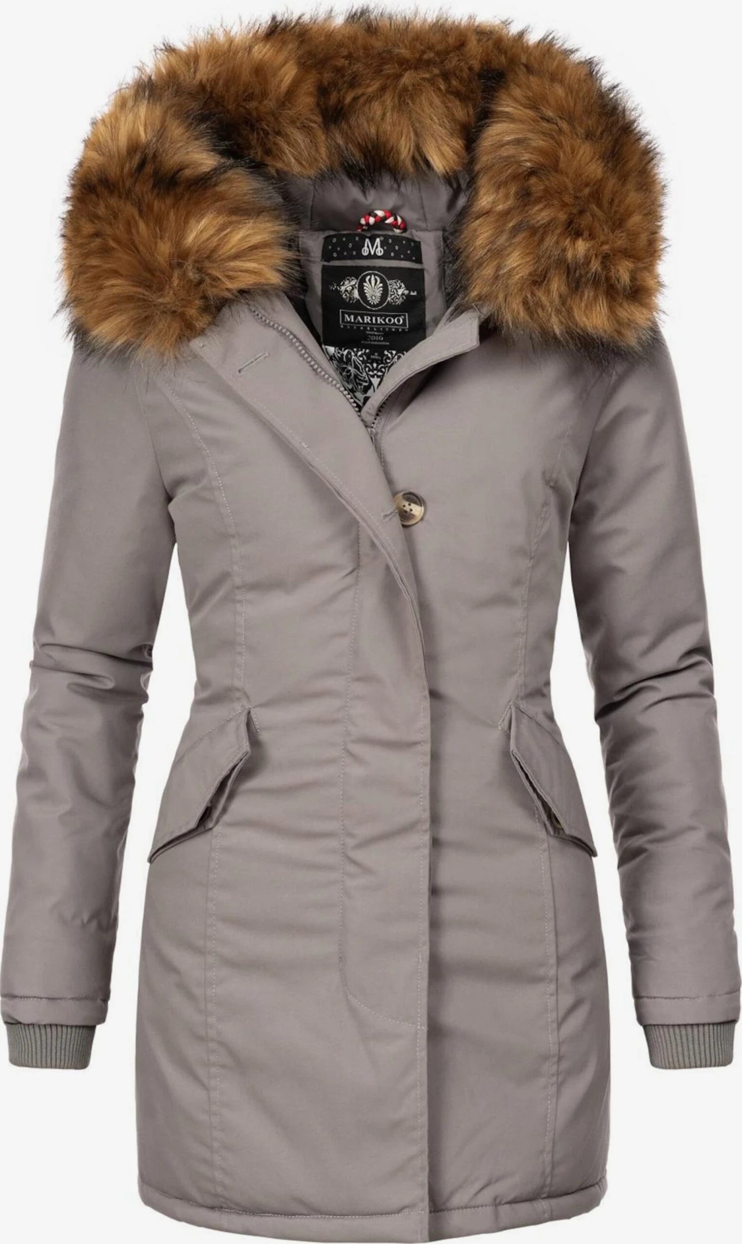 Marikoo Parkas Parka D’hiver Karmaa Femme Gris 1 Marikoo Parkas Parka D’hiver Karmaa Femme Gris